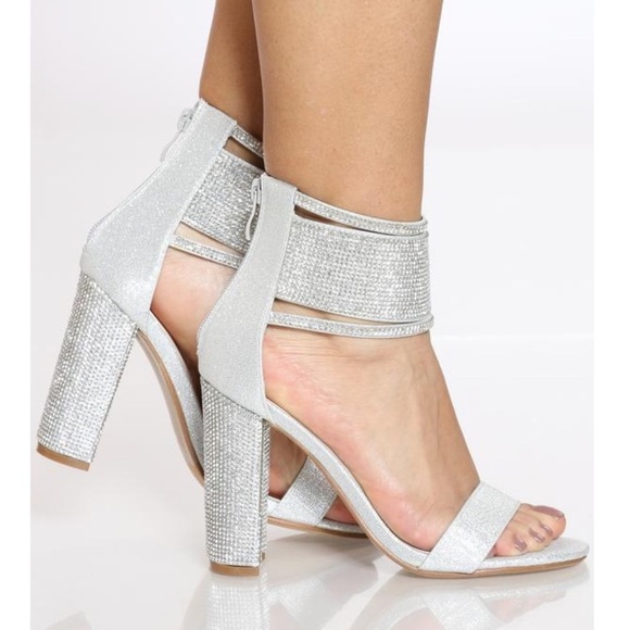 SOPHIA | UNIQUE GLAM RHINESTONE EMBELLISHED HEELS - Picture 3 of 5